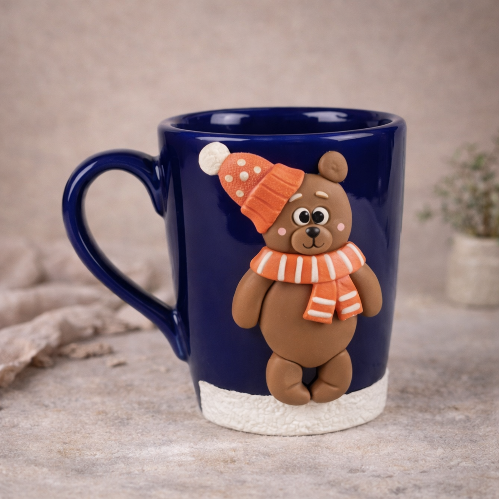 Cozy Bear Christmas Mug